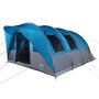Voir la diapositive 5 : VIDAXL Tente familiale tunnel 7 personnes bleu impermeable