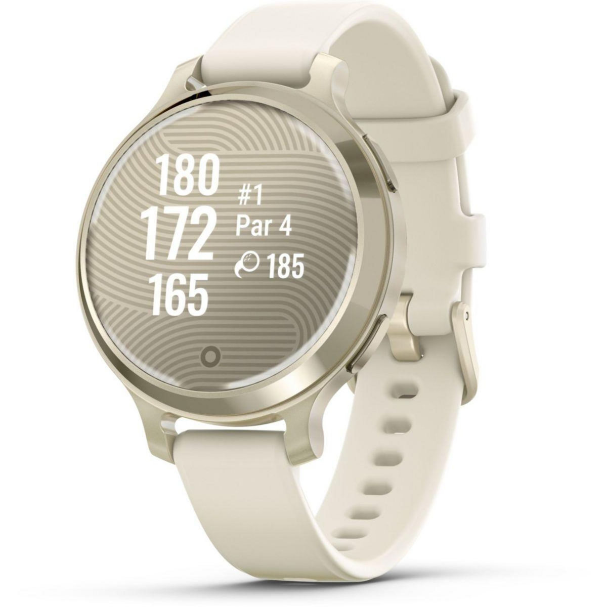 GARMIN Montre sport Lily 2 Active Lunar Gold Silicone blanc