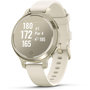 Voir la diapositive 4 : GARMIN Montre sport Lily 2 Active Lunar Gold Silicone blanc