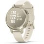 Voir la diapositive 4 : GARMIN Montre sport Lily 2 Active Lunar Gold Silicone blanc