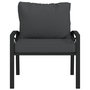 Voir la diapositive 4 : VIDAXL Chaises de jardin avec coussins gris lot de 2 68x76x79 cm acier