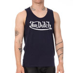 VON DUTCH Débardeur Marine Homme Von Dutch Poitrine. Coloris disponibles : Bleu