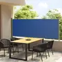 VIDAXL Auvent lateral retractable de patio 117x300 cm Bleu
