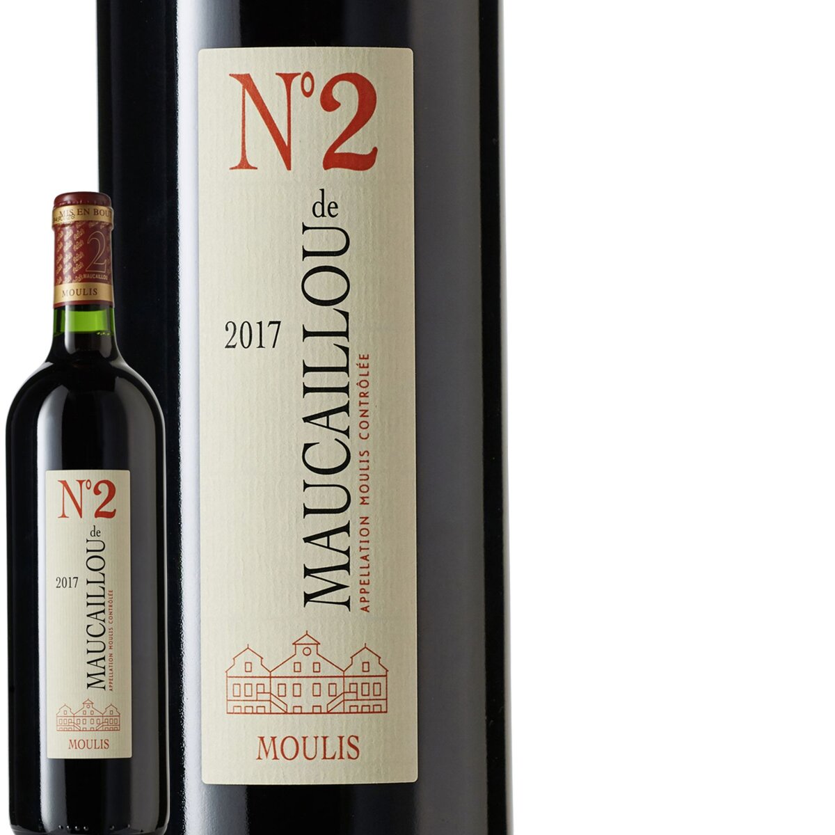 Vin rouge AOP Moulis en Médoc N°2 de Maucaillou Moulis 2017 75cl