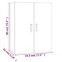 Voir la diapositive 6 : VIDAXL Armoire murale suspendue Chene sonoma 69,5x34x90 cm