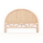 Rendez vous déco Tête de lit en rotin naturel 140 cm - Madya. Coloris disponibles : Marron