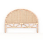 Rendez vous déco Tête de lit en rotin naturel 140 cm - Madya. Coloris disponibles : Marron