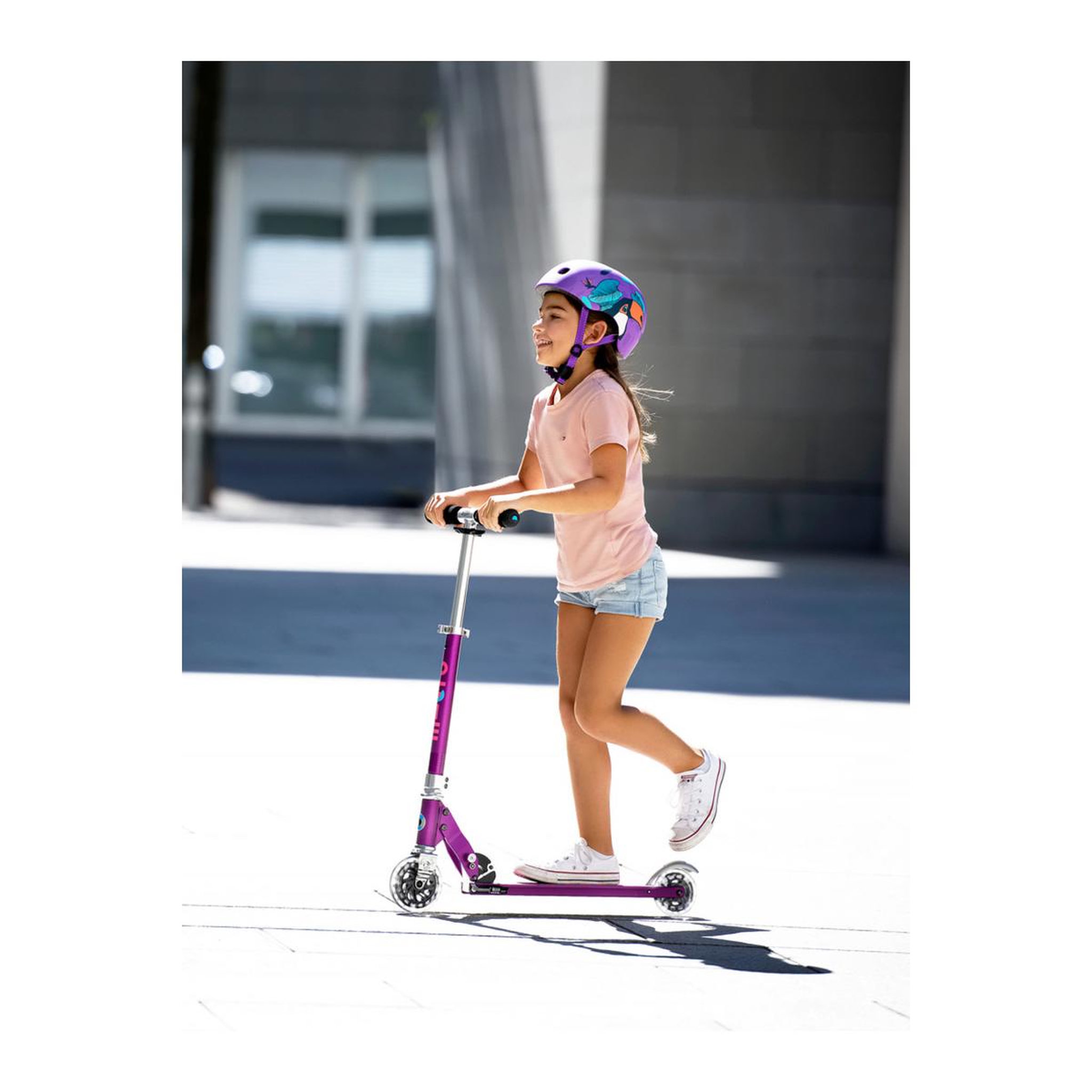Voir la diapositive 3 : Micro Trottinette   Sprite LED - Violet