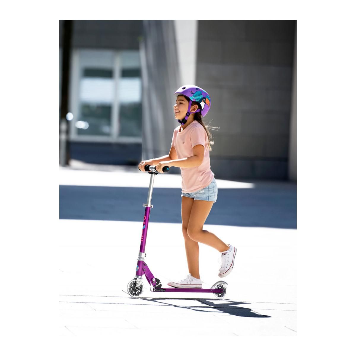 Micro Trottinette   Sprite LED - Violet