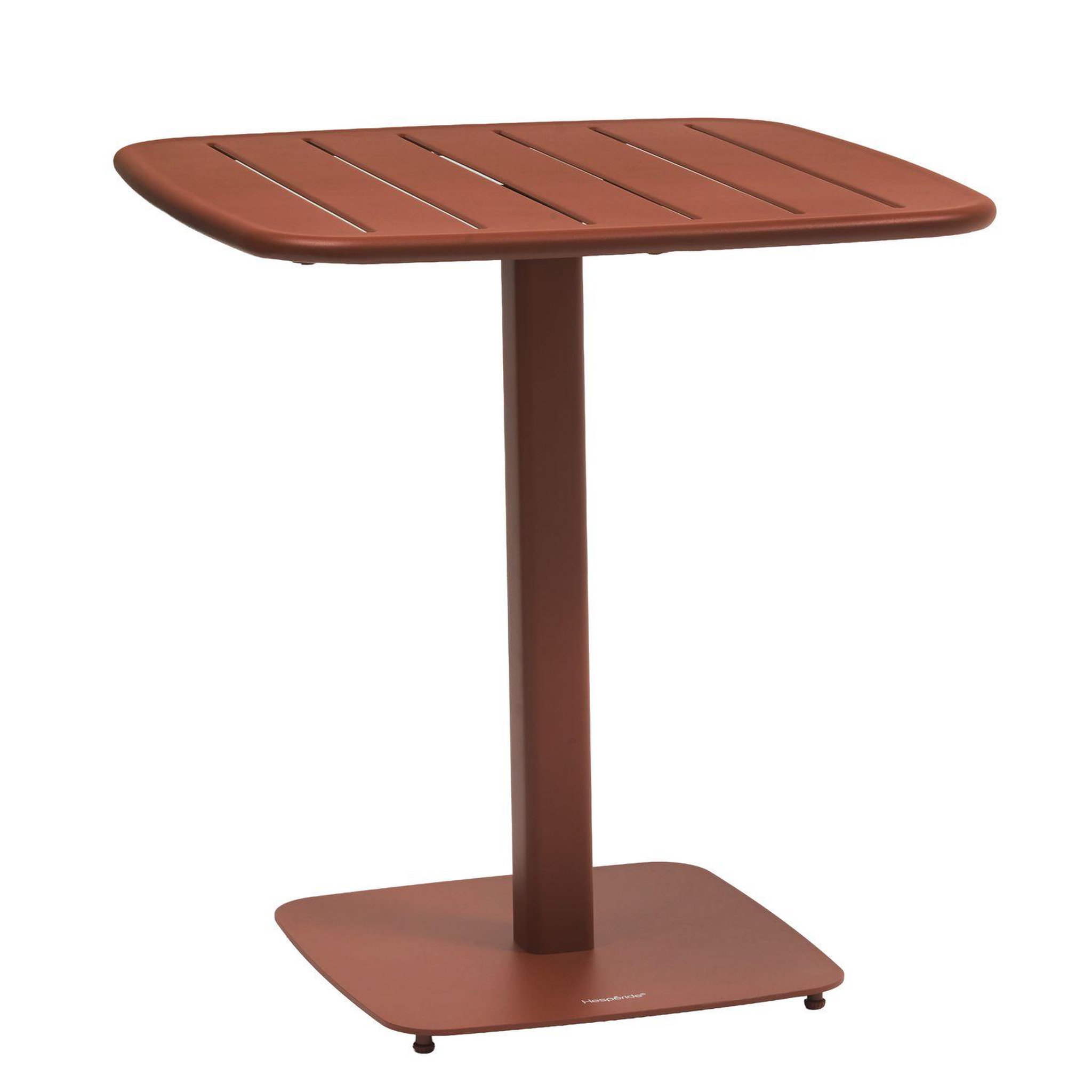 Voir la diapositive 1 : HESPERIDE Table de jardin carrée 2 places ALEGORIA