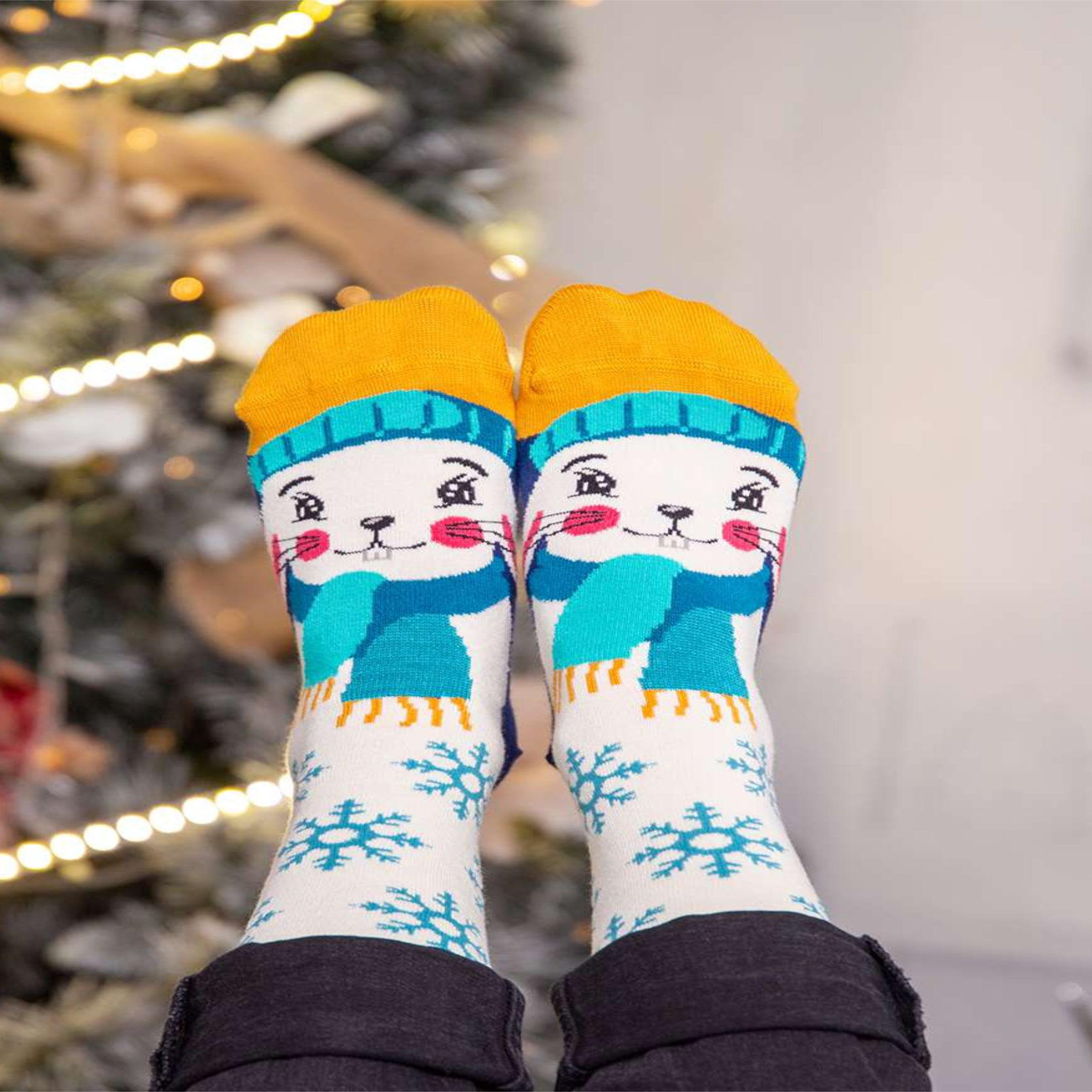 Voir la diapositive 3 : PIRIN HILL Chaussettes en bambou lapin