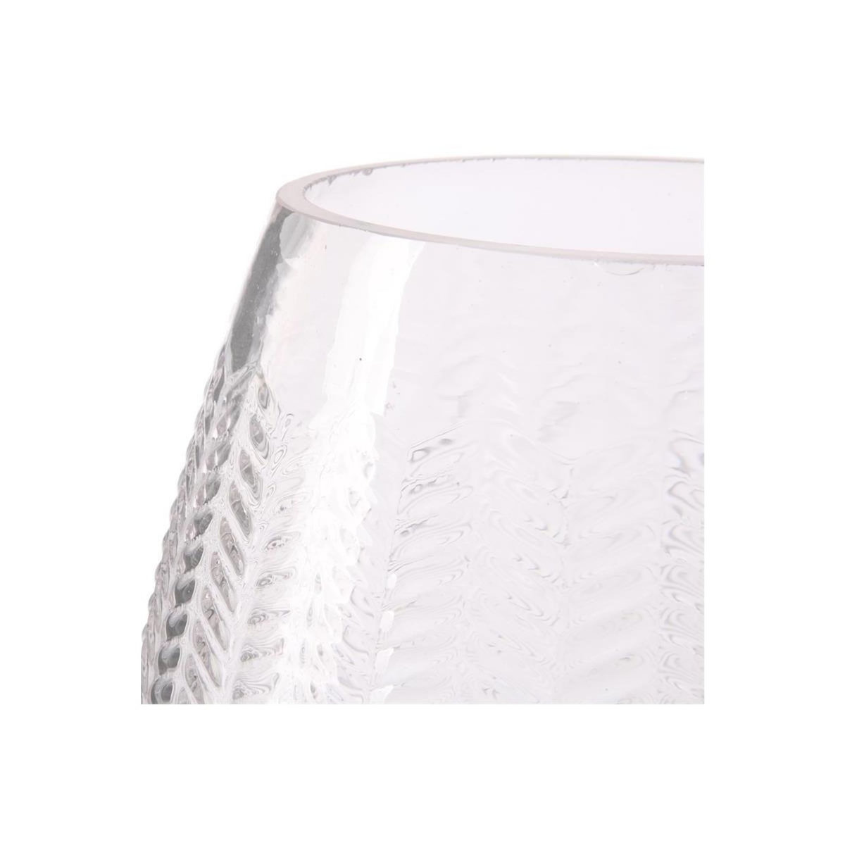 Paris Prix Vase Déco en Verre  Magnolia  30cm Transparent