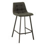Voir la diapositive 1 : Paris Prix Chaise de Bar Design  Stéphane  95cm Gris Foncé