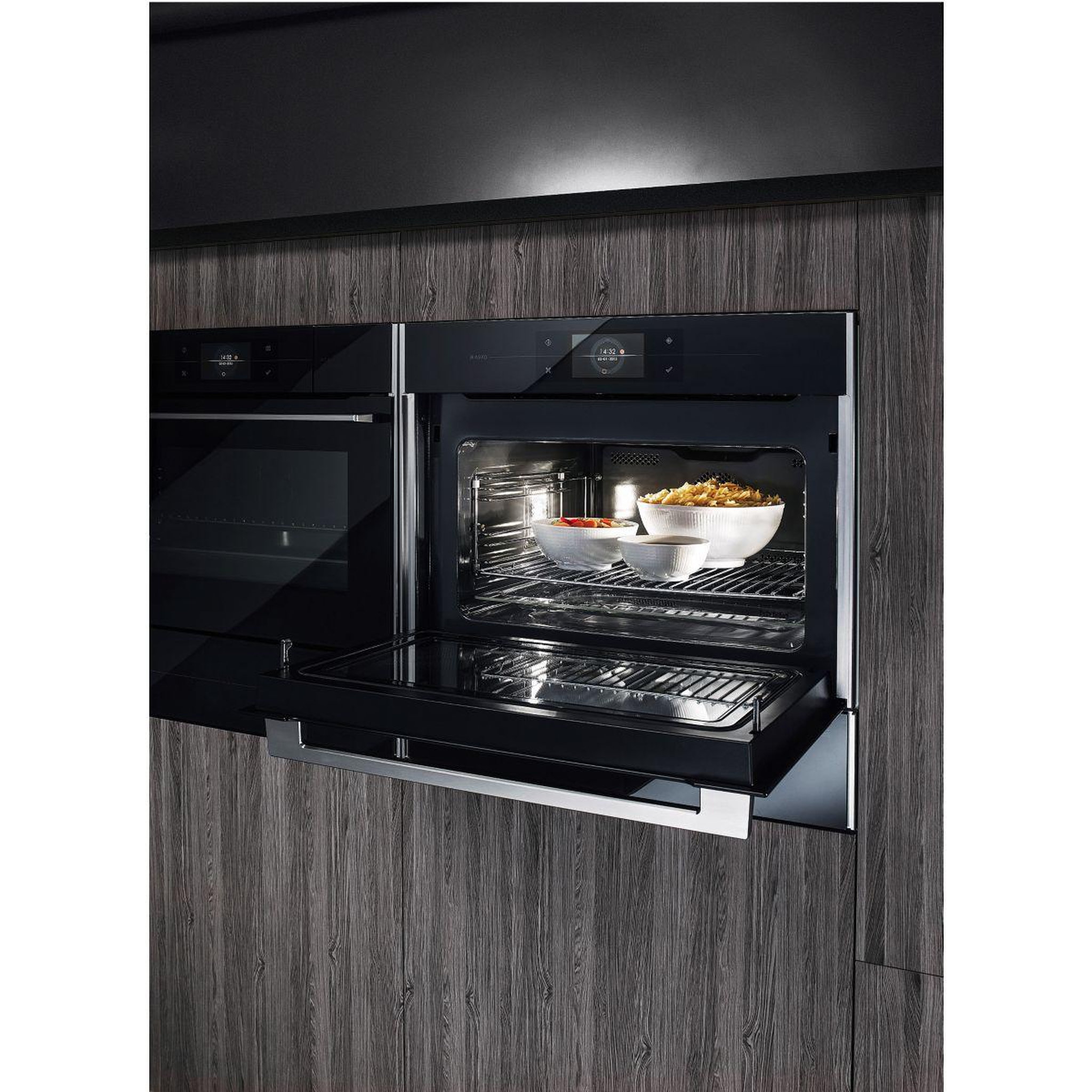 Voir la diapositive 3 : ASKO Micro ondes combiné encastrable ocm8478g