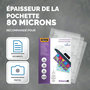 Voir la diapositive 3 : Fellowes POCHETTE plastification A3 80 mic x100