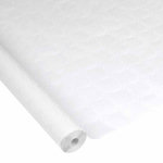 Paris Prix Nappe Papier  Damassée  1,18x100m Blanc