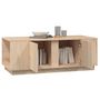 Voir la diapositive 4 : VIDAXL Table basse 110x50x40 cm Bois massif de pin