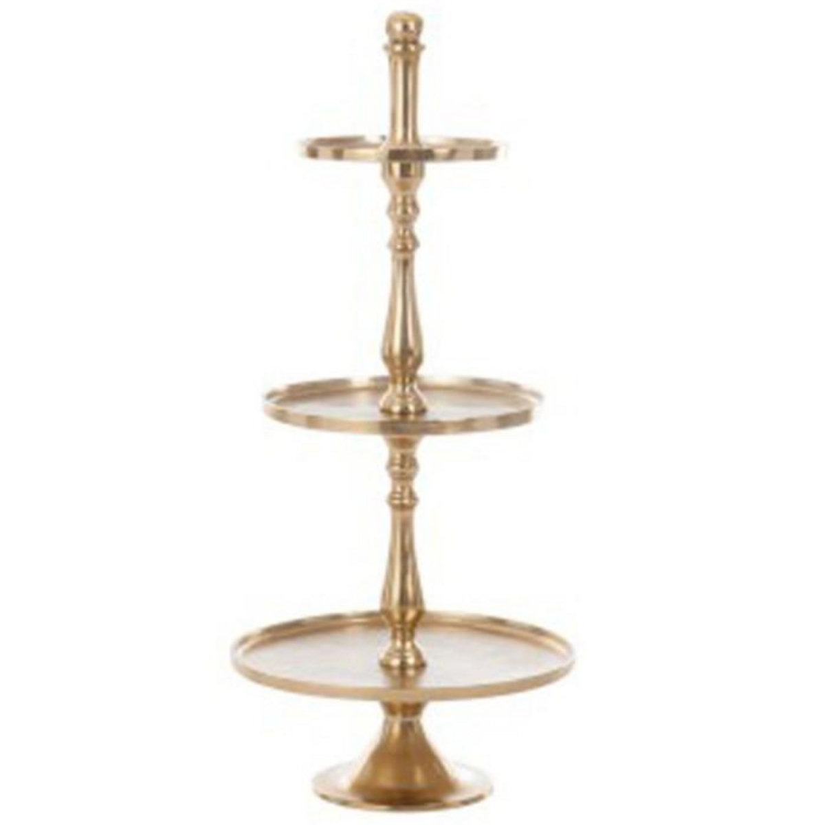 Paris Prix Plateau 3 Niveaux en Aluminium  Colma  94cm Or
