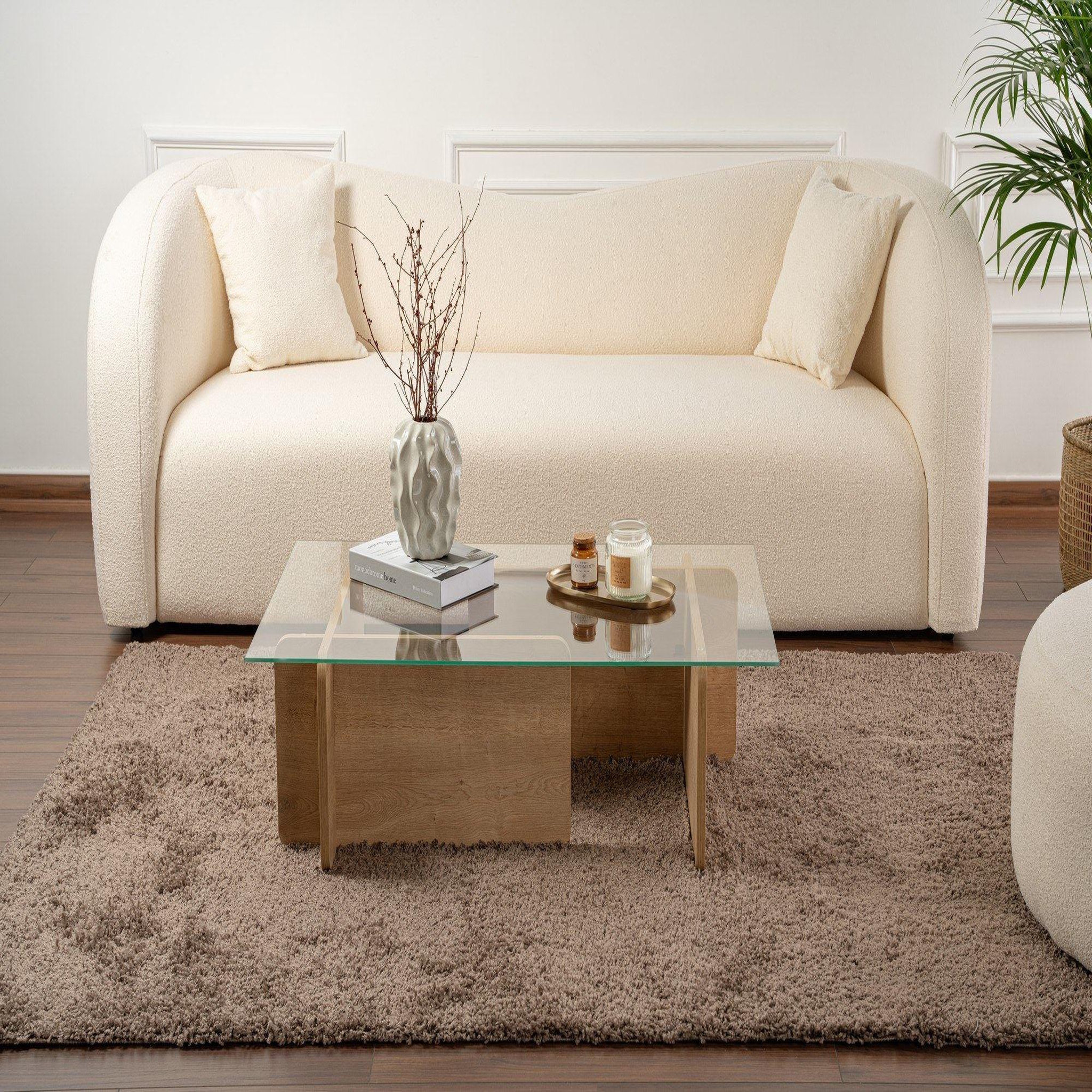 Voir la diapositive 4 : Habitat et Jardin Table basse en bois  flavio  - 105 x 65 x 30 cm - chêne