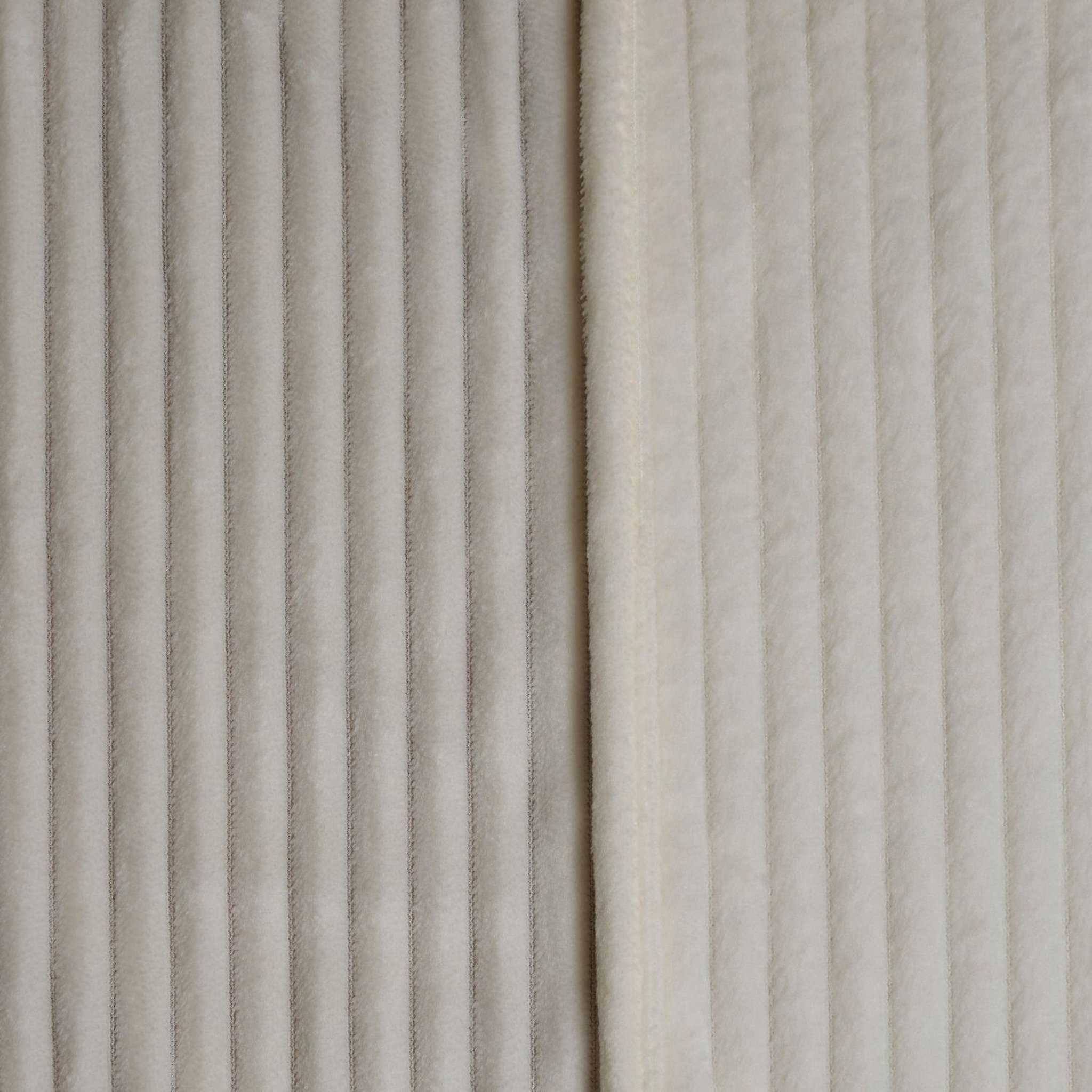 Voir la diapositive 5 : ATMOSPHERA Rideau en velours côtelé flanelle arum - 140 x 260 cm - ecru