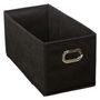 Voir la diapositive 3 : TOILINUX Lot de 2 Boites de rangement en tissu avec poignée