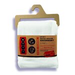 DODO Lot de 2 protège oreillers absorbant anti acariens en coton recyclé LES PREM'S. Coloris disponibles : Blanc
