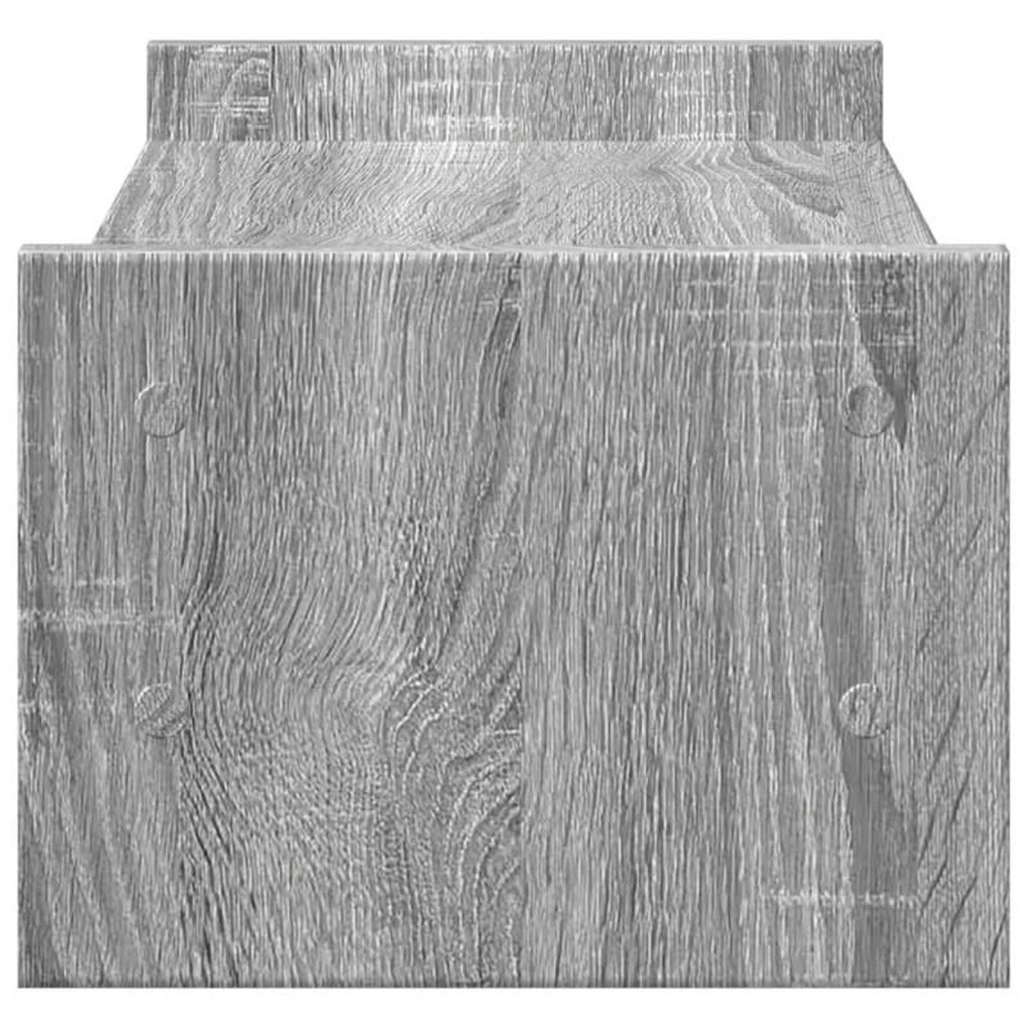 Voir la diapositive 5 : VIDAXL Support de moniteur sonoma gris 50x27x20 cm bois d ingénierie