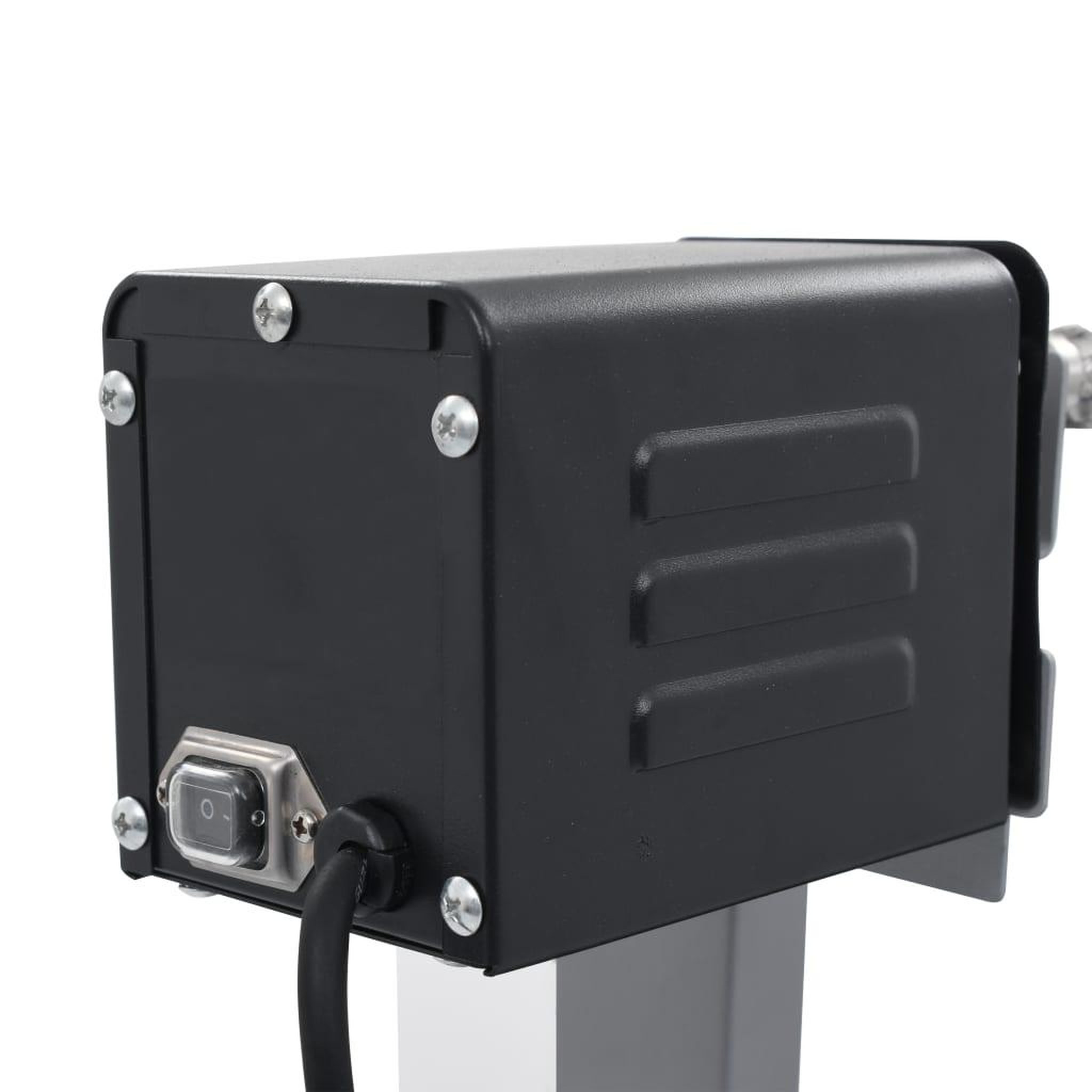 Voir la diapositive 5 : VIDAXL Rotissoire pour barbecue electrique Acier inoxydable