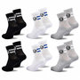 Voir la diapositive 3 : SERGIO TACCHINI Sergio Tacchini Pack de Chaussettes enfant Tennis Crew Lot de 6 Paires