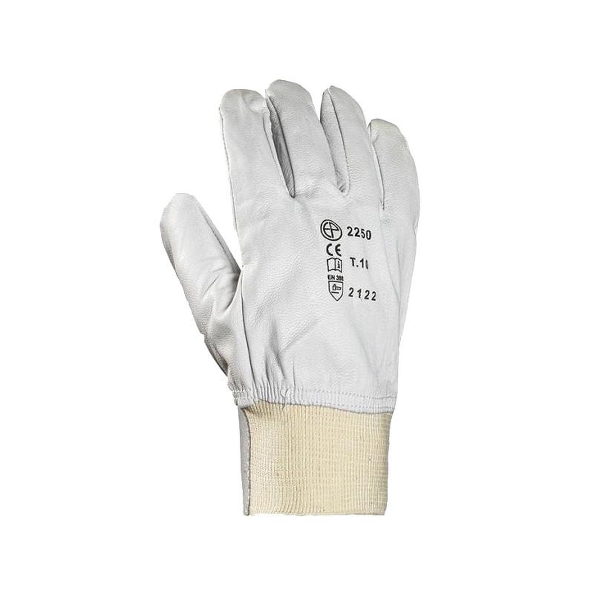 Coverguard Gant de maîtrise EUROTECHNIQUE en cuir de chèvre gris T9 COVERGUARD 2249