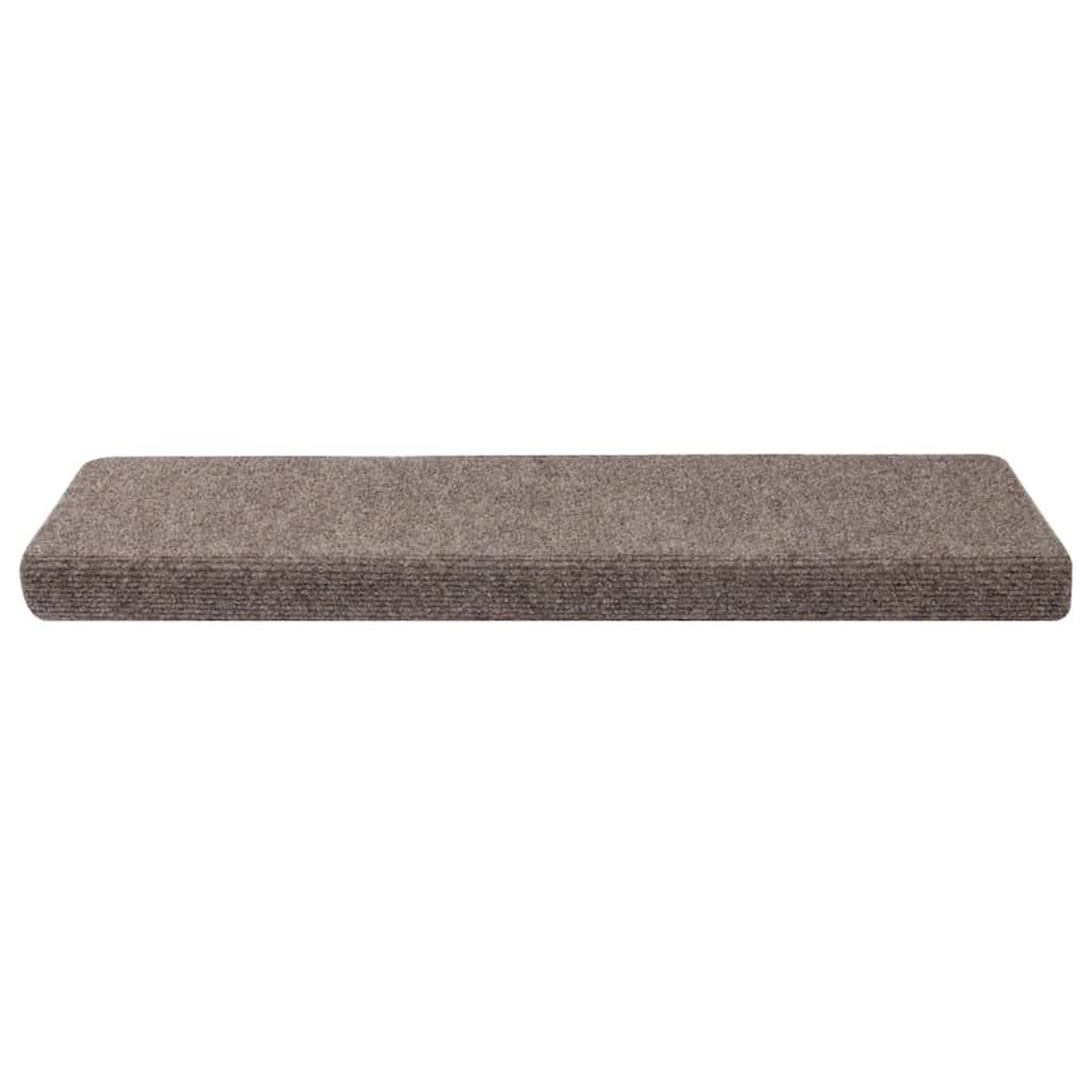 Voir la diapositive 3 : VIDAXL Tapis d'escalier autocollant 30 pcs creme 65x21x4 cm