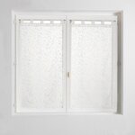 Paris Prix Paire de Voilages à Passants  Maissa  60x160cm Or