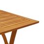 Voir la diapositive 5 : VIDAXL Table de jardin 110x110x75 cm Bois d'acacia solide