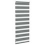 Voir la diapositive 4 : VIDAXL Store zebre gris fonce largeur du tissu 55,9 cm polyester