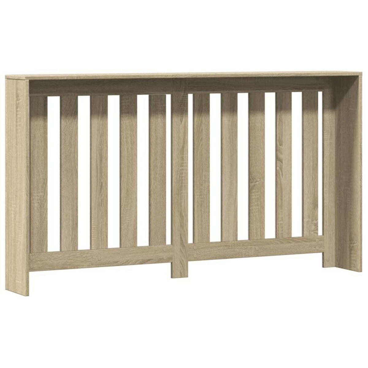 VIDAXL Cache-radiateur chene sonoma 149x20x82 cm bois d'ingenierie