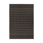 Paris Prix Tapis Géométrique à Poils Courts  Splash  Noir. Coloris disponibles : Noir