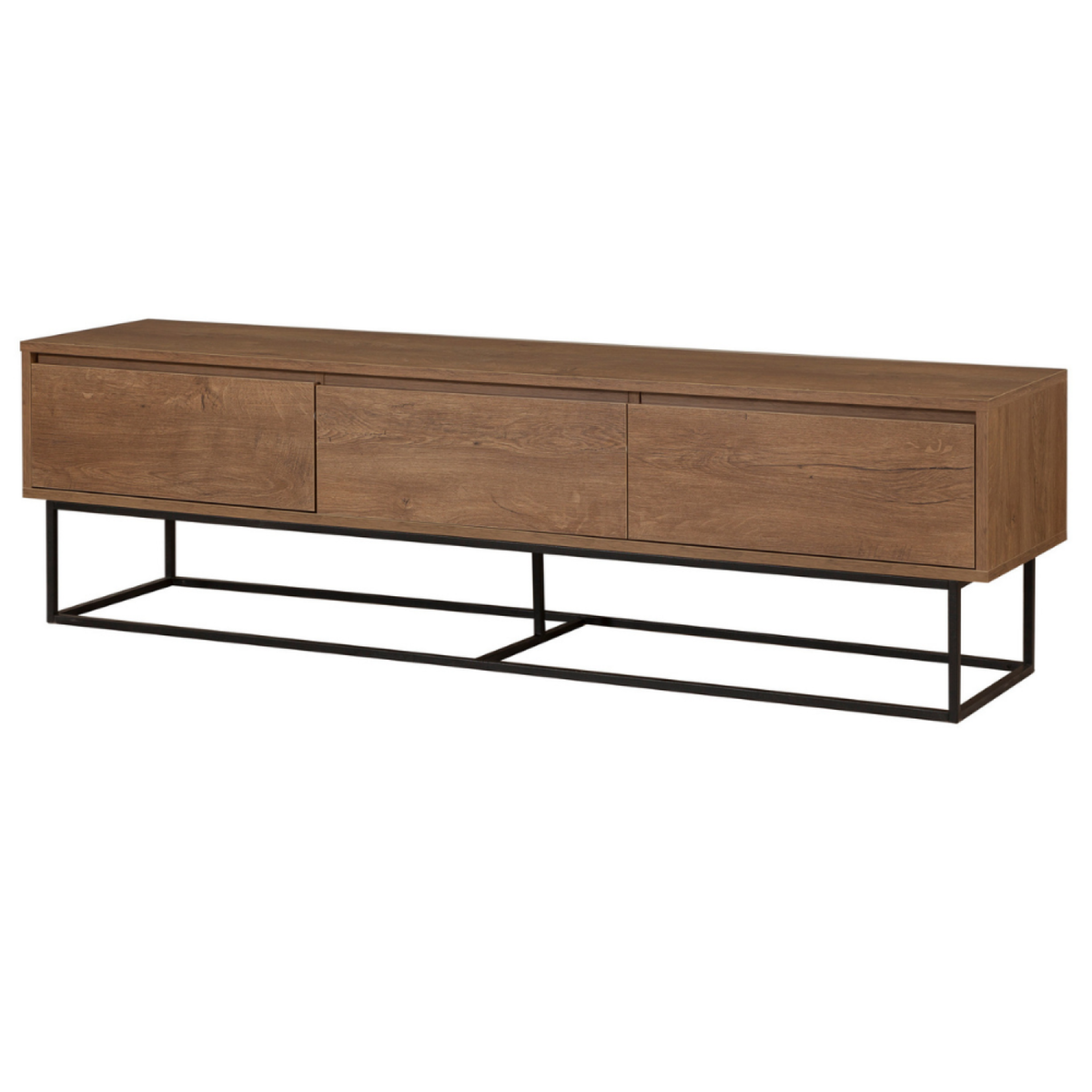 CONCEPT USINE Meuble tv industriel avec tiroirs HAYE