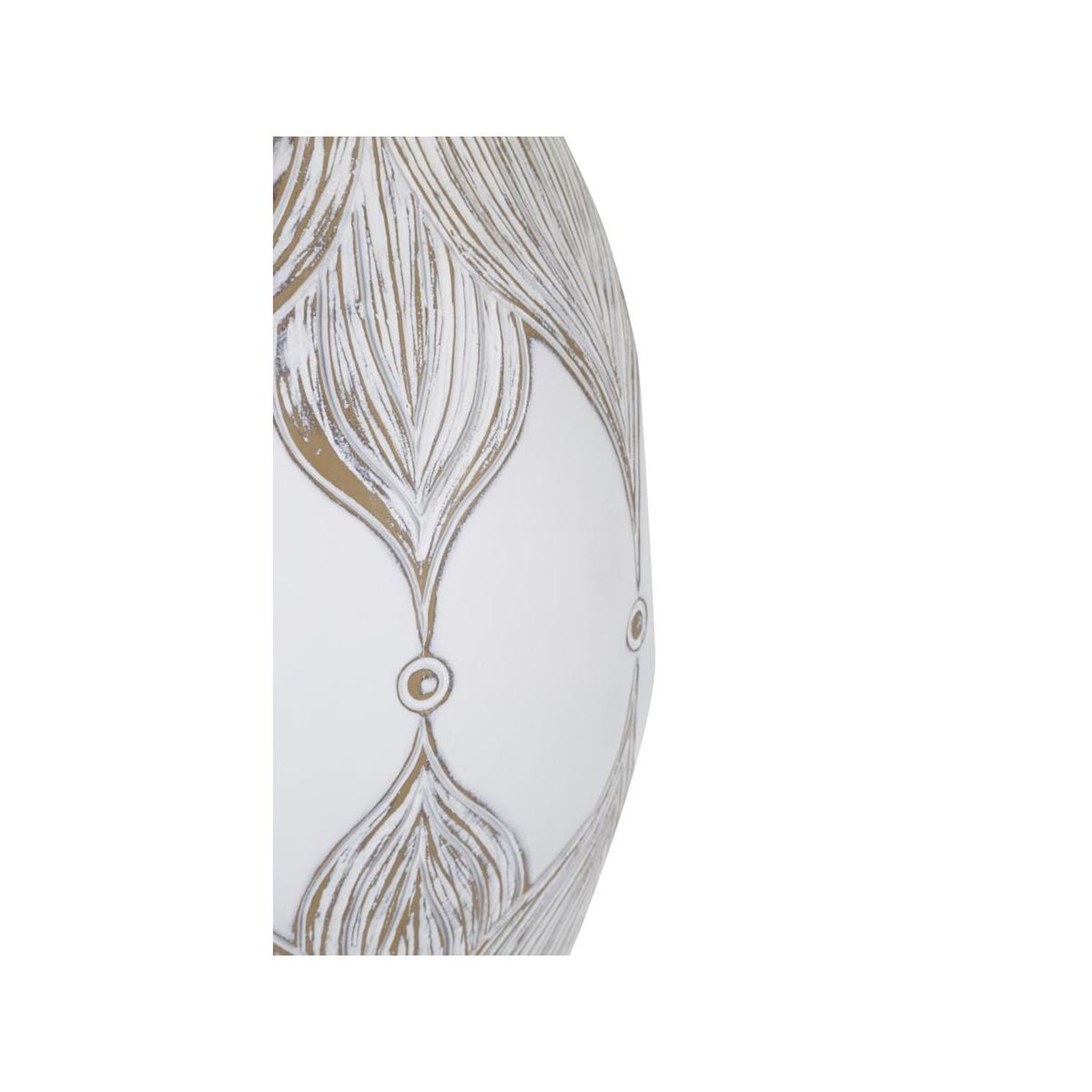 Voir la diapositive 2 : Paris Prix Lampe à poser en résine  atene  67cm blanc & naturel