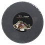 Voir la diapositive 3 : SECRET DE GOURMET Lot de 6 Assiettes à Dessert  Ardoise  22cm Gris