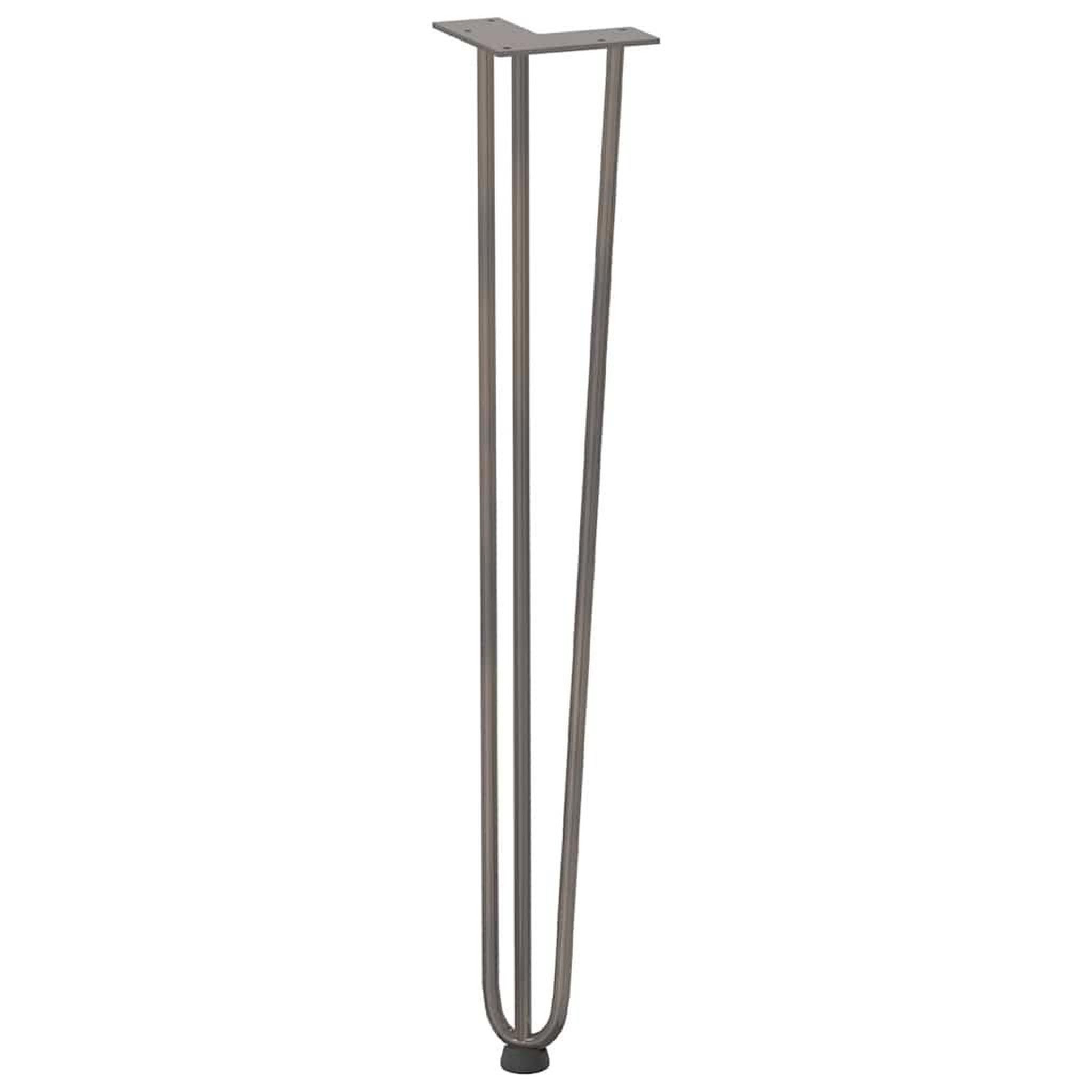 Voir la diapositive 4 : VIDAXL Pieds de table en forme d'epingle a cheveux 72 cm acier massif