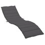 Voir la diapositive 2 : VIDAXL Coussin de chaise longue anthracite 200x70x3 cm tissu oxford