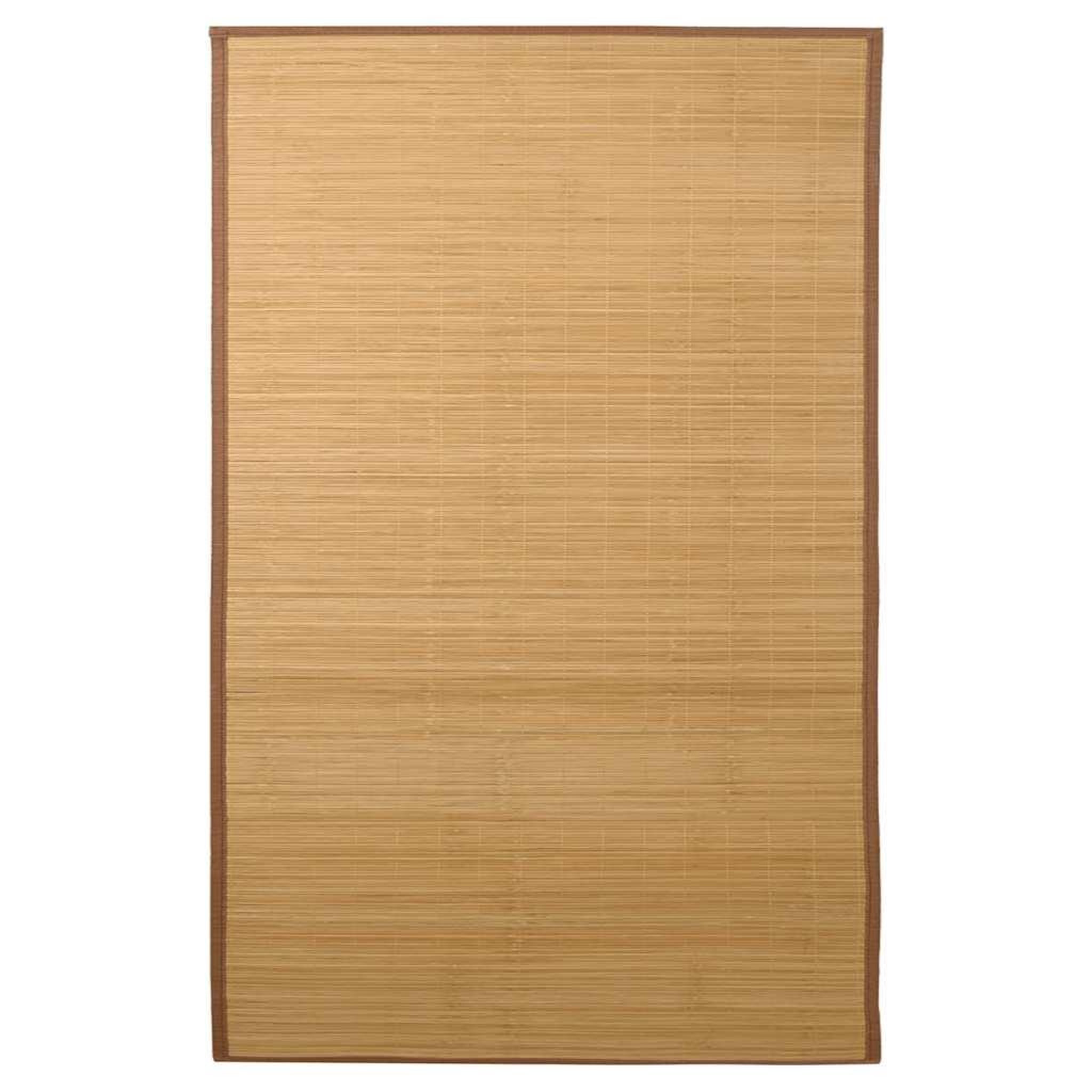 Voir la diapositive 2 : VIDAXL Tapis en bambou 100x160 cm Marron