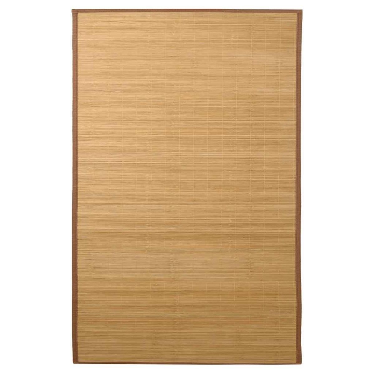 VIDAXL Tapis en bambou 100x160 cm Marron