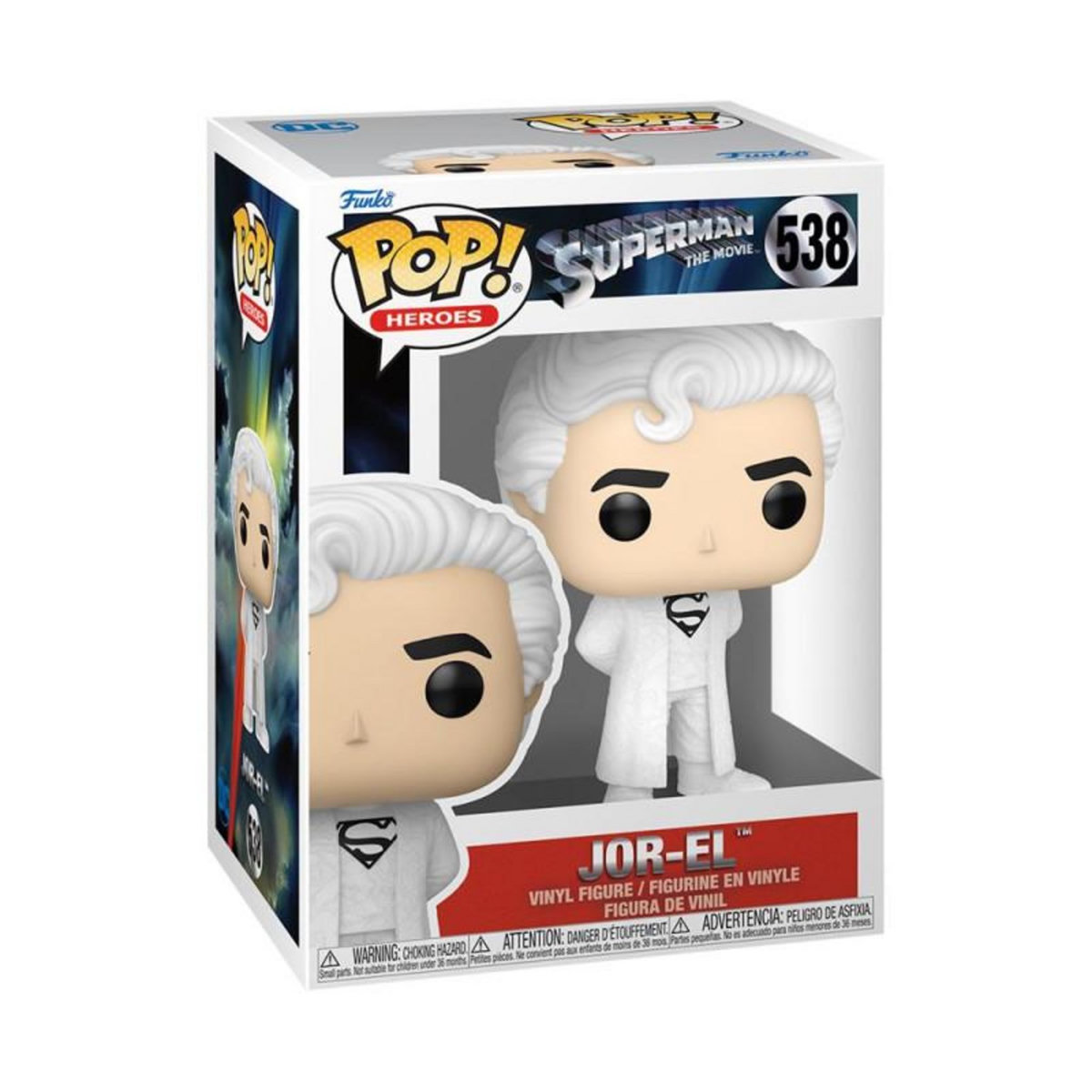 Funko Figurine Funko Pop Movies Superman 1978 Jor El Blanc et Noir