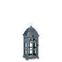 Voir la diapositive 5 : ATMOSPHERA Lot de 2 Lanternes  Bois  77cm Gris
