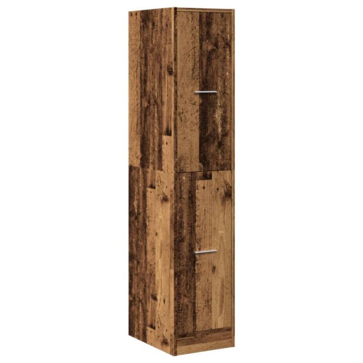 VIDAXL Armoire d apothicaire vieux bois 30x41x144,5 cm bois ingénierie