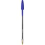 Voir la diapositive 4 : BIC Lot de 5 stylos bille pointe moyenne bleu CRISTAL ORIGINAL