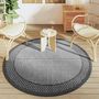 Voir la diapositive 3 : VIDAXL Tapis d'exterieur ARAKIL gris Ø160 cm PP