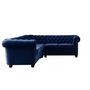 Voir la diapositive 5 : LISA DESIGN William - canapé chesterfield d'angle réversible - 5 places - en velours