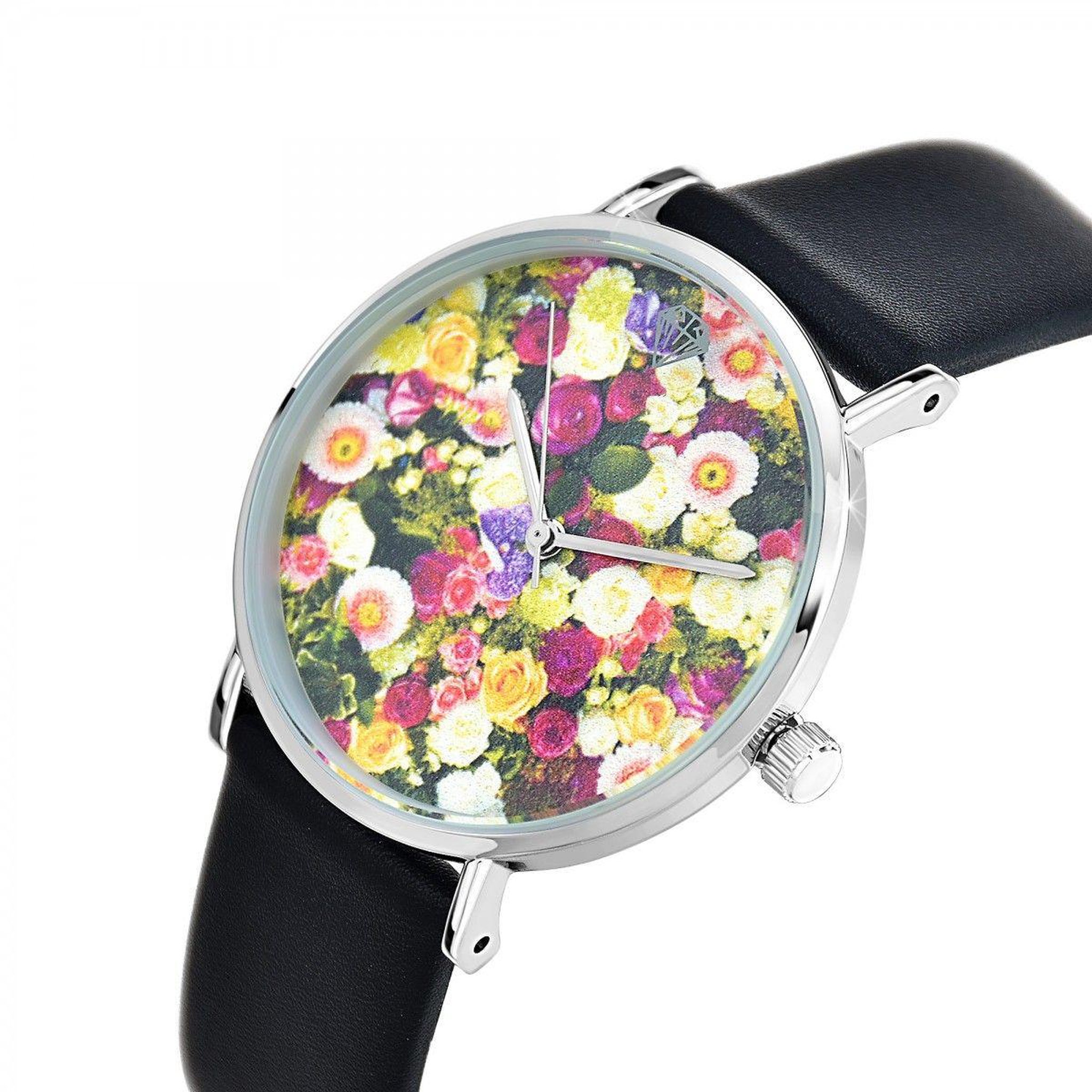 Voir la diapositive 2 : SC CRYSTAL Montre Alexane roses SC Crystal